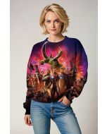 Dark Red Avengers Infinity War Crewneck Sweatshirt