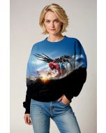 Spider‑Man Action Battle Graphic Sweatshirt – Blue