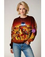 The Incredibles Family Action Sweatshirt – Dark Brown