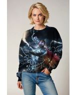 Dark Blue Thor Lightning Sweatshirt