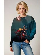 Dark Green Avengers Heroes Sweatshirt