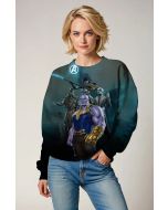 Dark Green Thanos Battle Sweatshirt