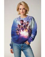 Bright Blue Avengers Endgame Graphic Sweatshirt