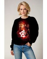 Black Avengers Heroic Team Graphic Sweatshirt
