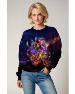 Dark Purple‑Blue Avengers Infinity War Sweatshirt