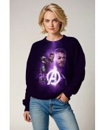 Dark Purple Avengers Team Sweatshirt