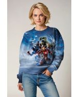 Blue Avengers Team Action Sweatshirt