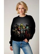 Black Avengers All‑Heroes Sweatshirt