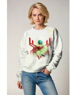 Spider Hero Graphic Apparel – White Sweatshirt