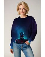 Neo Spider Hero Graphic Apparel – Midnight Blue Sweatshirt