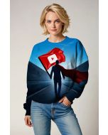 Road to Glory Streetwear – Artistic Blue Hoodie