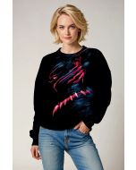 Black Panther Neon Crewneck Sweatshirt