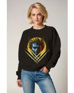 Jet Black Wolverine Crewneck – Yellow Circle Comic Cut