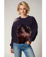Dark Purple Crewneck Sweatshirt – Artistic Amazon Mood