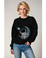 Lunar Buddy Crewneck – Black Starlight Edition
