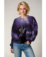 Infinity Reign Pullover Sweatshirt – Dark Purple Titan Power Burst