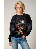 Mech Spider Crewneck Sweatshirt – Blacked-Out Combat Hero Edition