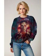 Mystic Ruin Crewneck Sweatshirt – Emerald Red Shattered Sorcerer Edition