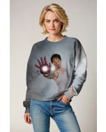 Gray Iron Legend Sweatshirt – Stark Reactor Core Edition