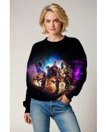 Black Marvel Heroes Sweatshirt – Hero Crossover Explosion