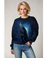 Marvel Loki Inspired Men’s Dark Blue and Gold Staff Sweatshirt