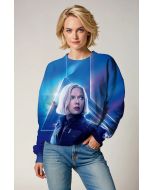 Black Widow Blue Sweatshirt – Avengers Hero Style