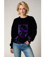 Panther Spirit Crewneck Sweatshirt – Purple Glow