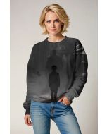 Shadowed Path Crewneck Sweatshirt – Misty Street Mood