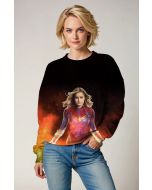 Captain Marvel Crewneck – Cosmic Blaze