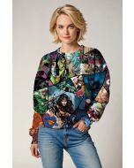 DC Comics Collage Crewneck – Ultimate Hero Line-Up