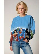 Justice League Animated Crewneck – Heroes in Blue