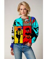 Batman Animated Pop Art Crewneck – Hero Panels