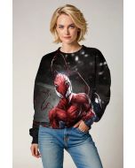 Carnage Symbiote Red & Black Night Battle Marvel Crewneck Sweatshirt