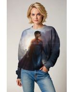 Last Daughter of Krypton Sweatshirt – Storm Blue Serenity