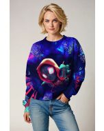 Miles Morales Skyline Burst Crewneck Sweatshirt