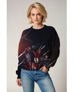 Marvel Avengers Red Armor Team Crewneck Sweatshirt