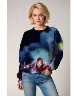 Iron Man Cosmic Battle Scene Crewneck Sweatshirt