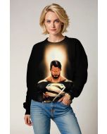 Superman Divine Power Crewneck – Black & Gold Lightforce Sweatshirt