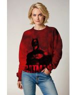 The Batman Crimson Pulse Sweatshirt – Vigilante’s Echo
