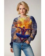 Skyburst Spider Sweatshirt – Velocity in Flames