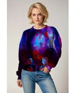 Spider-Man Graphic Crewneck Sweatshirt - Bold Red & Blue Spider-Verse Design