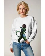 White Black Panther Crewneck Sweatshirt