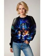 Black Fantastic Four Crewneck Sweatshirt – Heroic Comfort for Fans