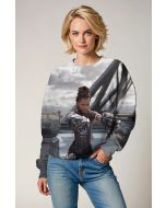 Black Panther Gray Crewneck Sweatshirt