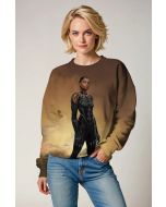 Black Panther Brown Crewneck Sweatshirt
