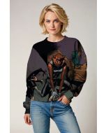 Midnight Black Wolfsbane X-Men Crewneck Sweatshirt