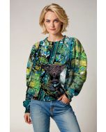 Emerald Green Wolfsbane X-Men Crewneck Sweatshirt