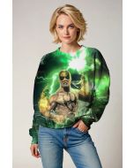 Danny Rand / Iron Fist Green & Yellow Crewneck Sweatshirt