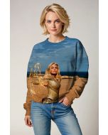 Embrace the power of Thena with this cozy and stylish crewneck sweatshirt.