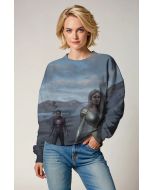 Embrace the strength of Thena with this comfortable crewneck sweatshirt.